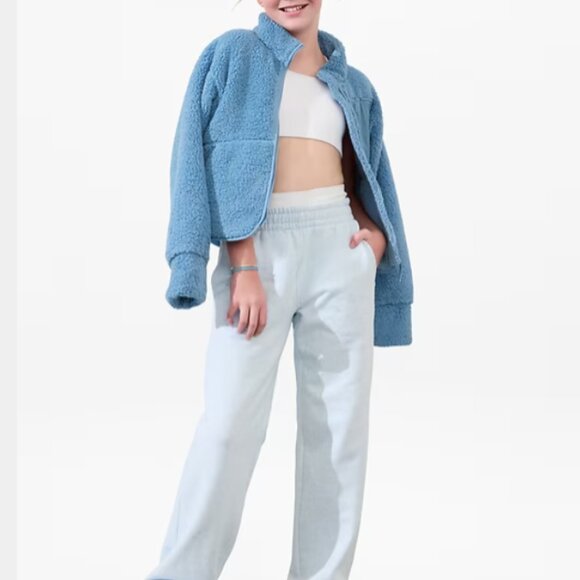 Athleta Girl Cloud Racerback Sports Bra White Medium 8-10 - Picture 3 of 8